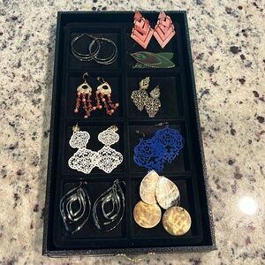 Bundle of earrings